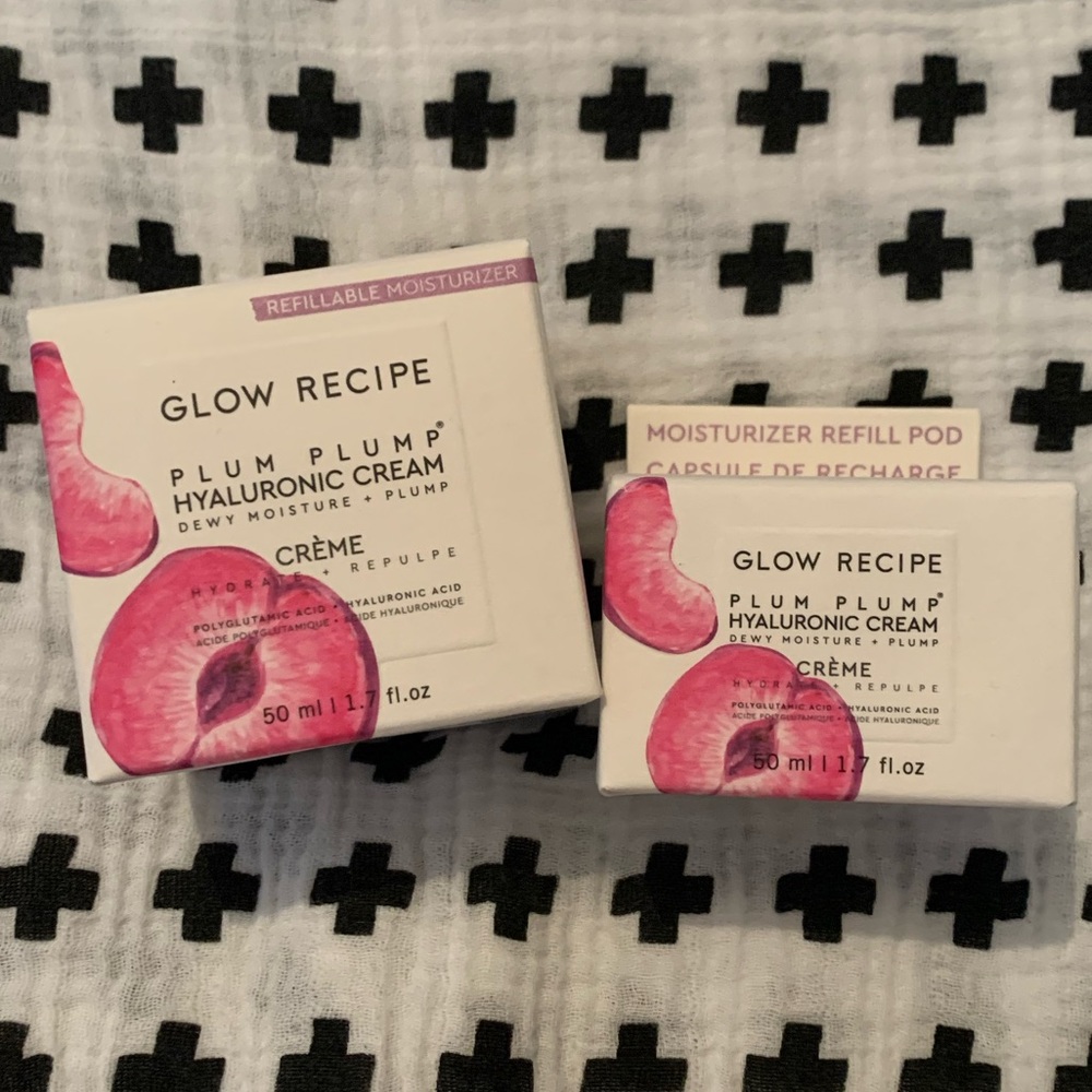 Glow Recipe Plum Plump Moisturizer + Refill — New + Unopened